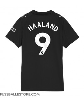 Günstige Manchester City Erling Haaland #9 Auswärtstrikot Damen 2025-26 Kurzarm